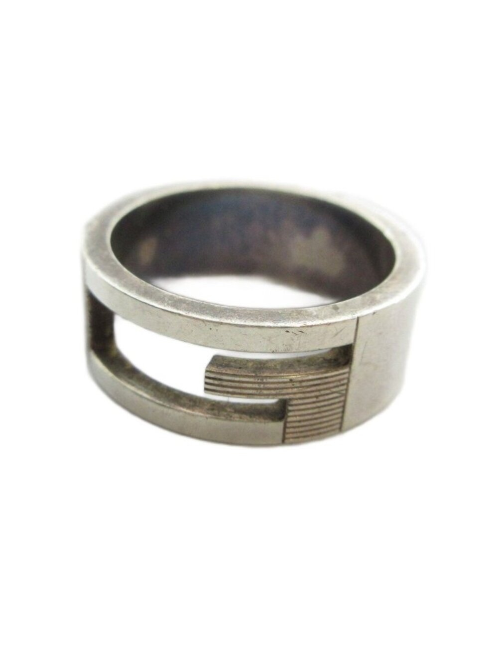 Gucci Ring Logo Silver
